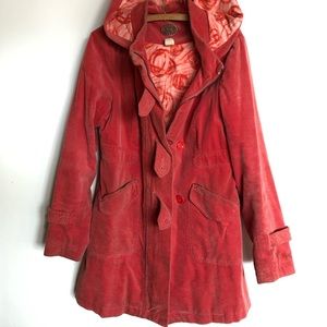 Pink Anthropologie Coat